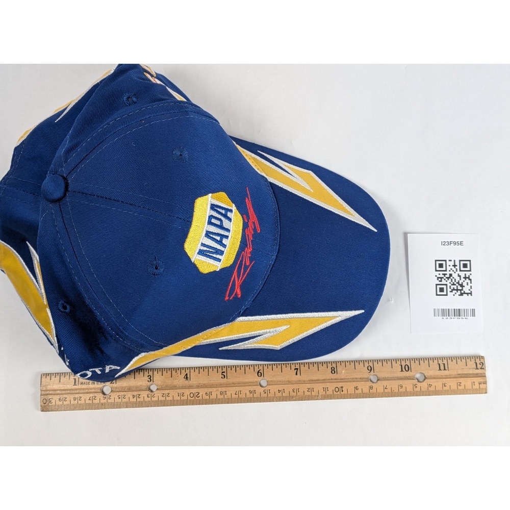 NAPA Racing Michael Waltrip Racing Toyota 55 Baseball Cap Blue Yellow White Red - Picture 12 of 12